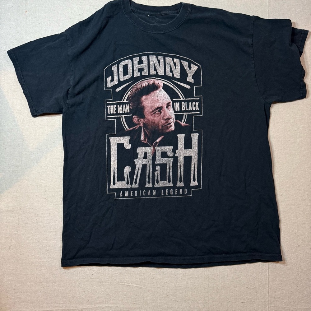 Johnny Cash‎ Black Graphic Tee